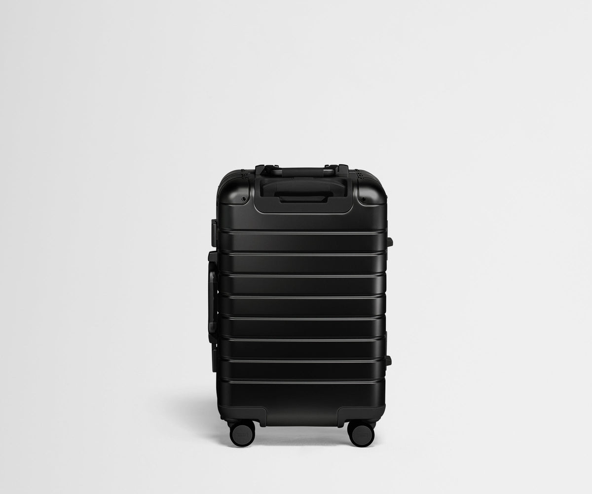 Away The Carry-On: Aluminum Edition Suitcase - Onyx Black