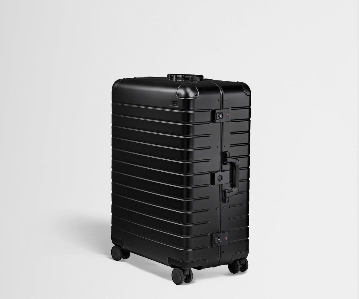 Away The Large: Aluminum Edition Suitcase - Onyx Black