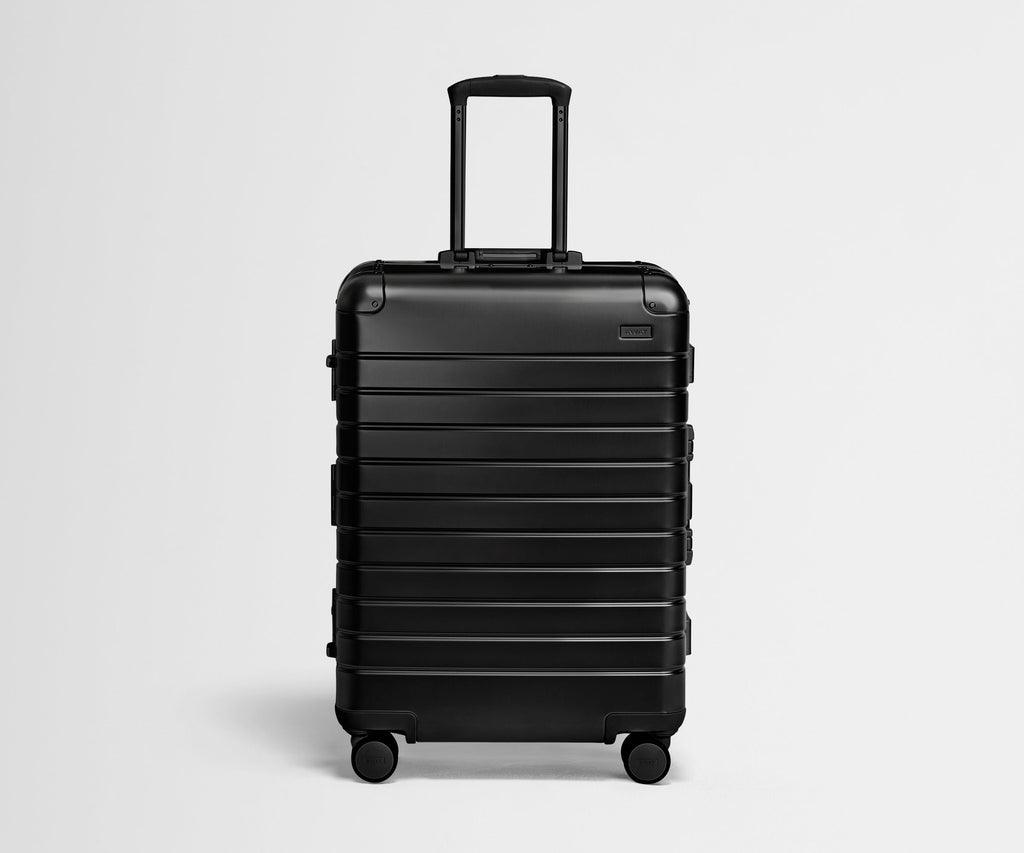 Away The Medium: Aluminum Edition Suitcase - Onyx Black