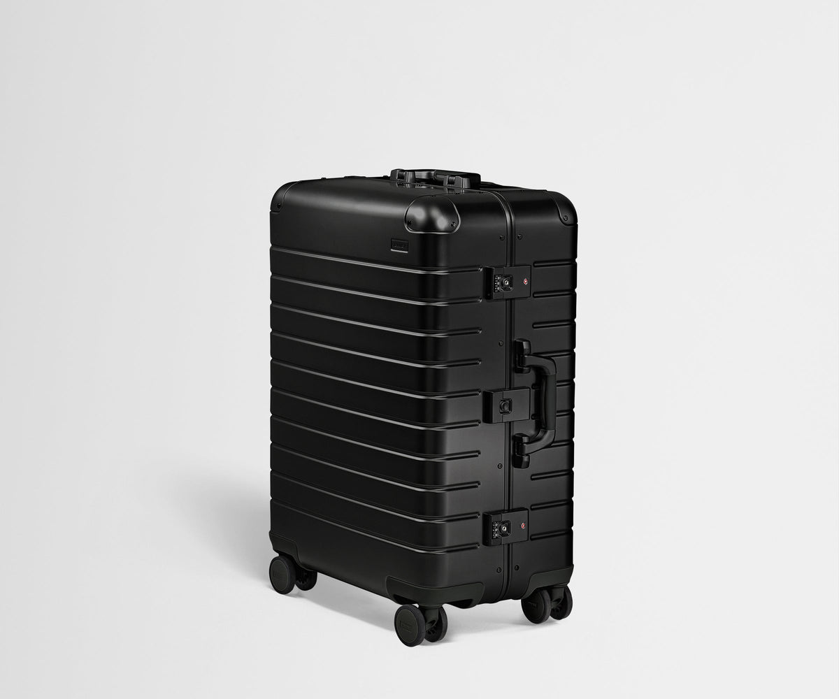 Away The Medium: Aluminum Edition Suitcase - Onyx Black