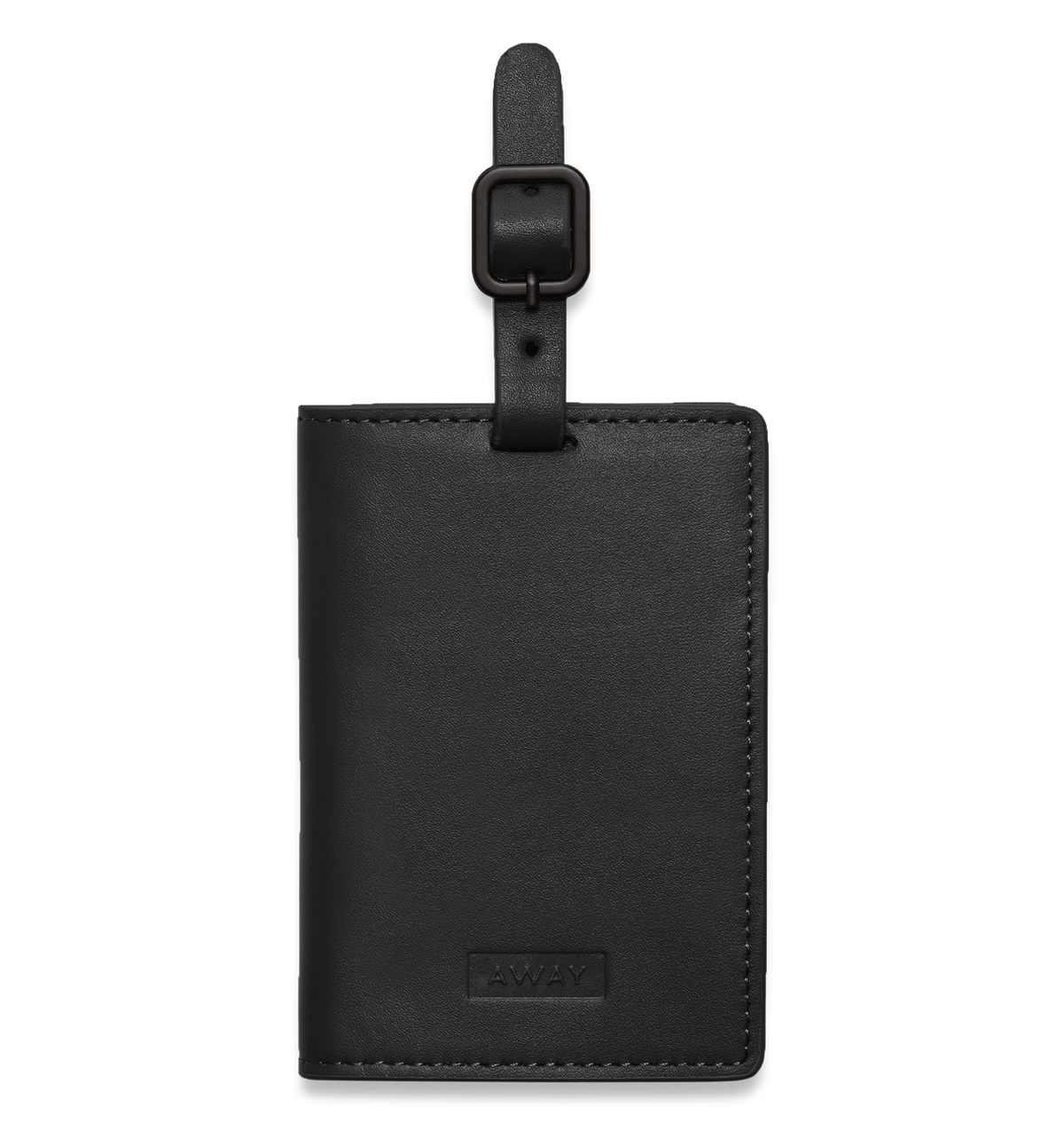 Away Aluminum Luggage Tag in Onyx Black Standard
