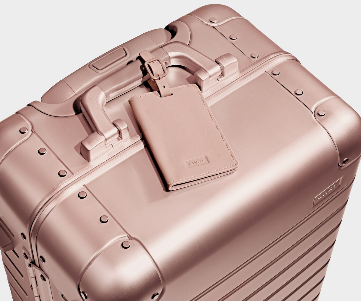 Away The Carry-On: Aluminum Edition Suitcase - Rose Gold