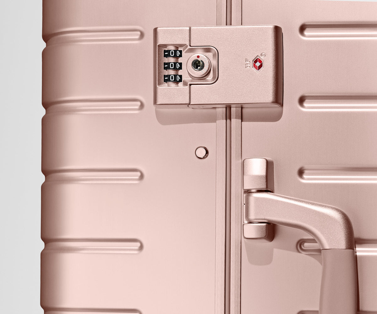 Away The Medium: Aluminum Edition Suitcase - Rose Gold