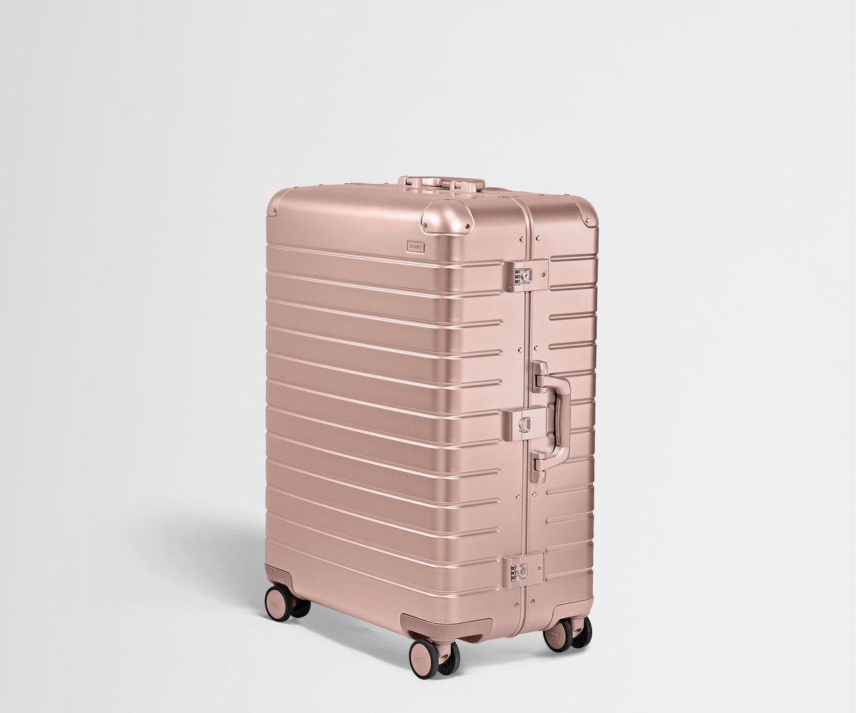 Away The Large: Aluminum Edition Suitcase - Rose Gold
