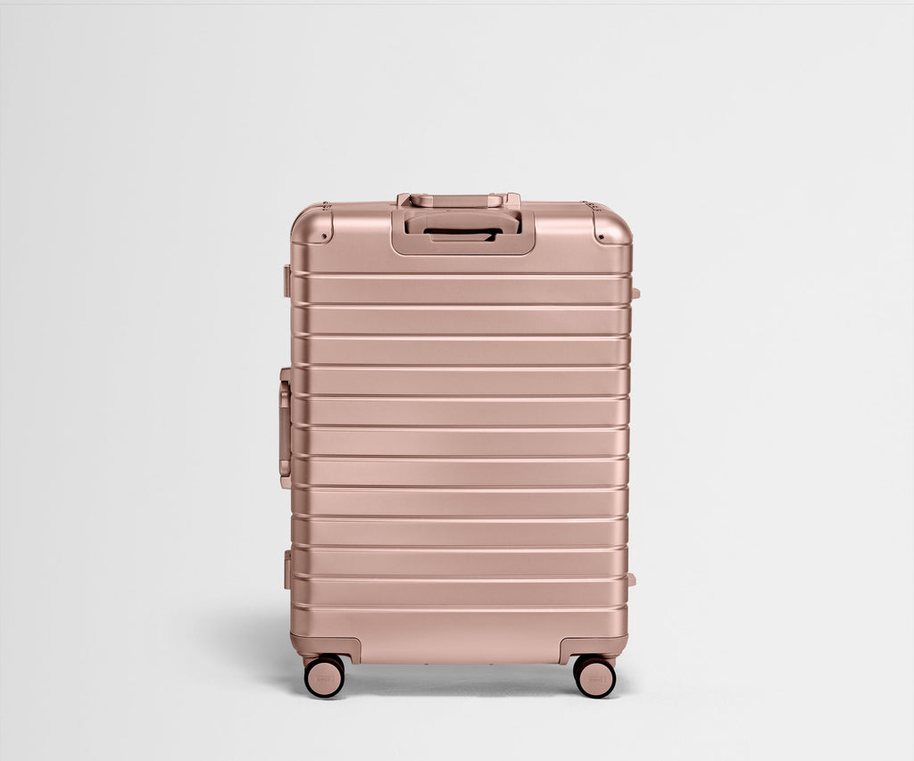 Away The Large: Aluminum Edition Suitcase - Rose Gold