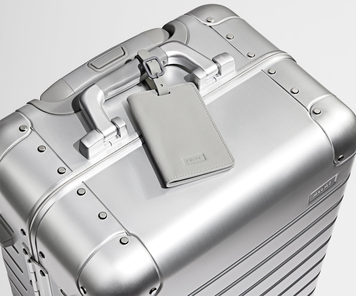 Away The Bigger Carry-On: Aluminum Edition Suitcase - Silver