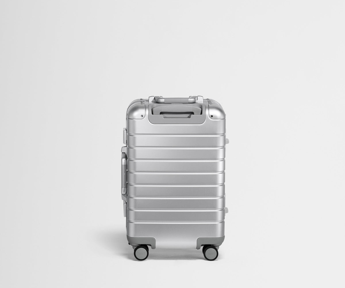 Away The Carry-On: Aluminum Edition Suitcase - Silver