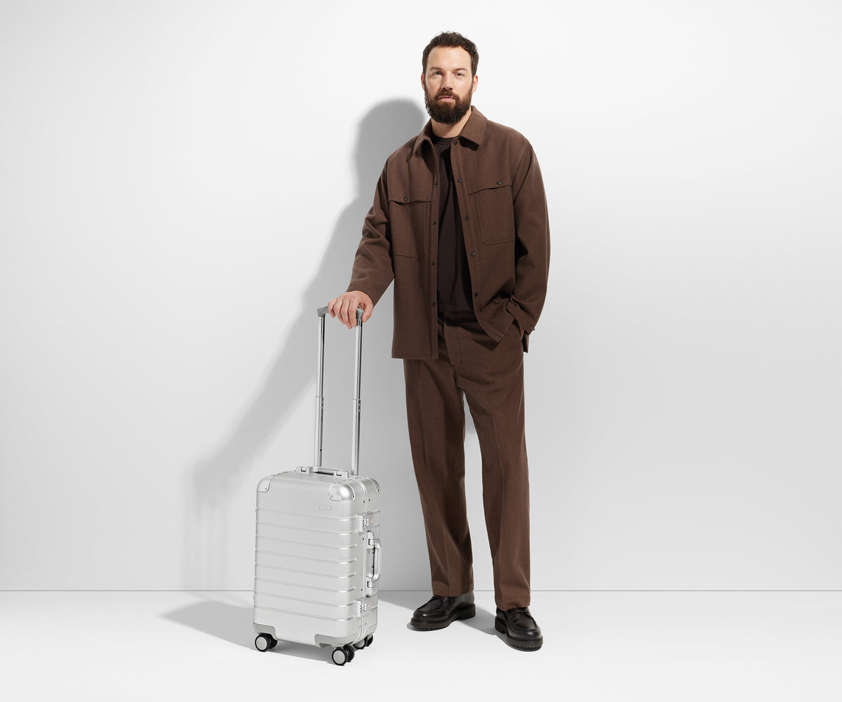Away The Carry-On: Aluminum Edition Suitcase - Rose Gold