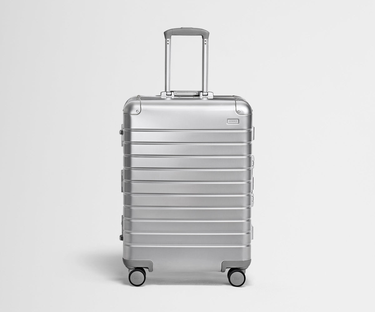 Away The Medium: Aluminum Edition Suitcase - Silver