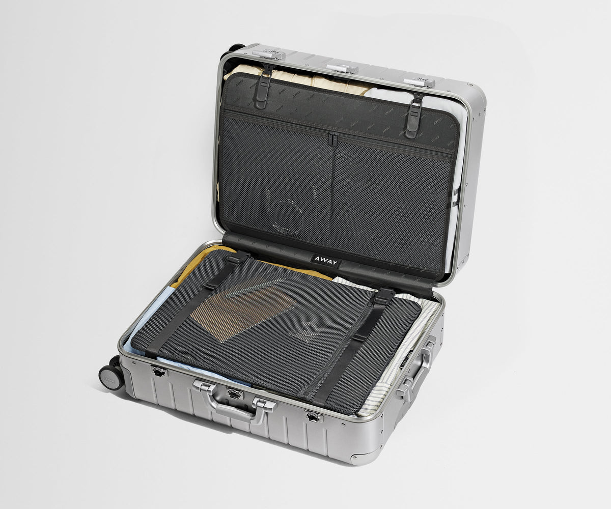 Away The Medium: Aluminum Edition Suitcase - Silver
