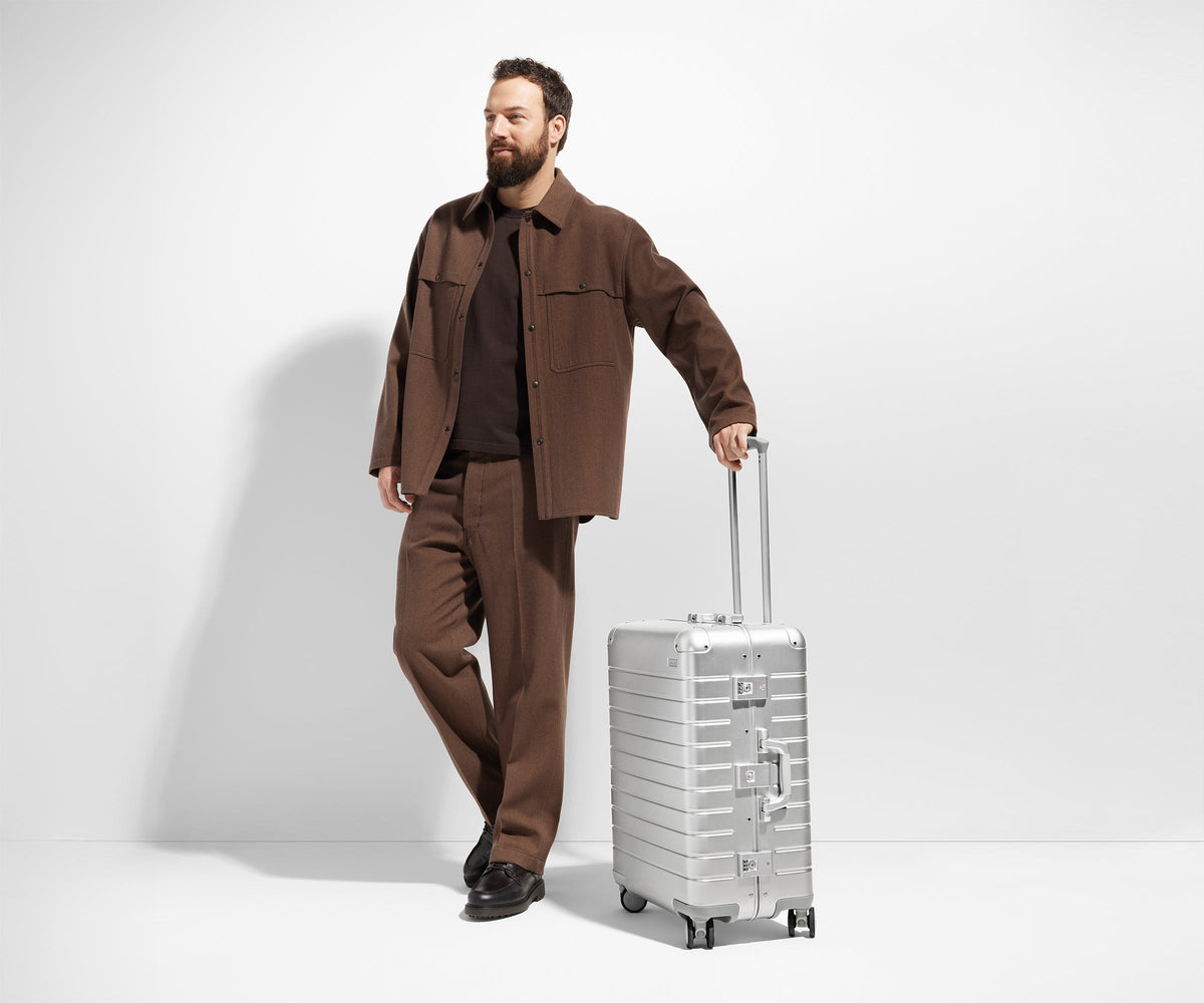 Away The Medium: Aluminum Edition Suitcase - Rose Gold