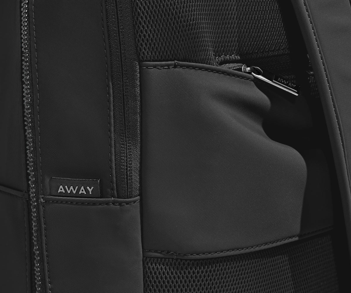 Away The Everywhere Zip Backpack in Jet Black