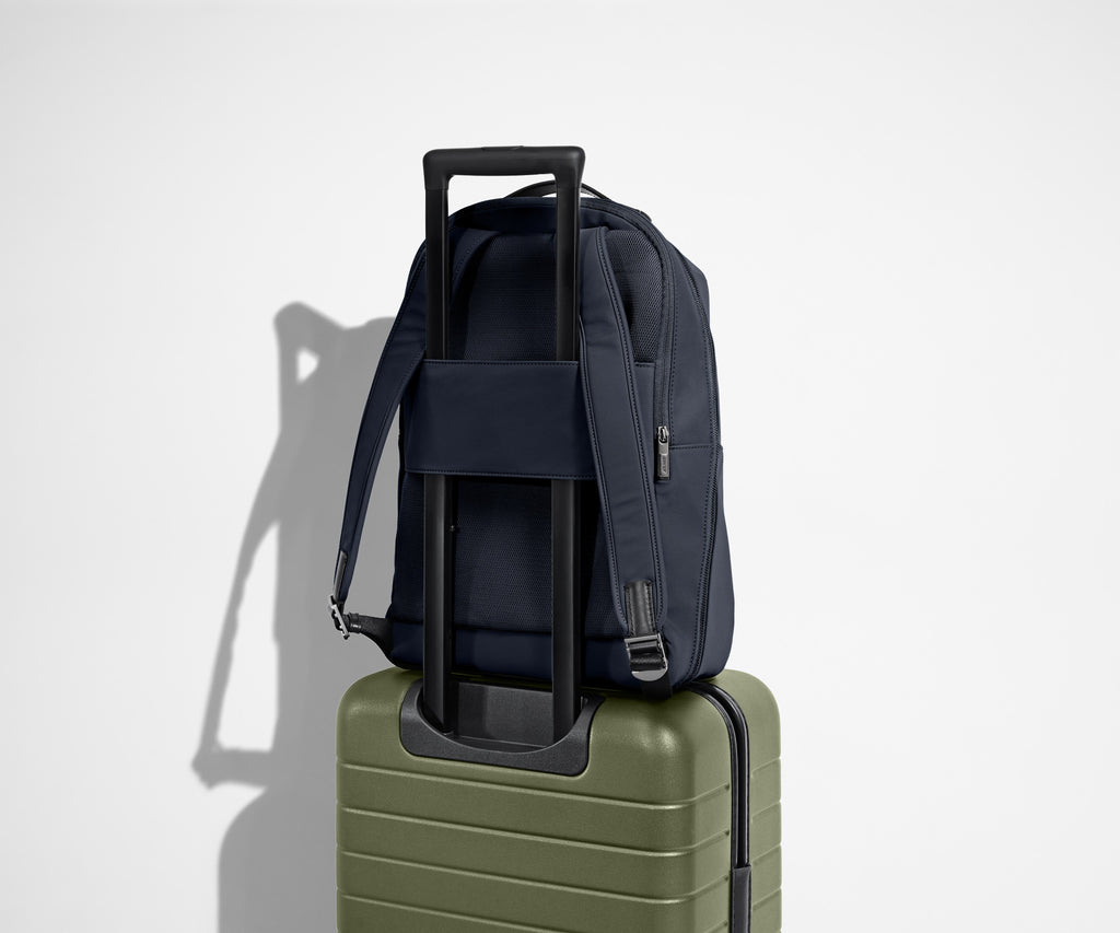 Away The Everywhere Zip Backpack in Navy Blue