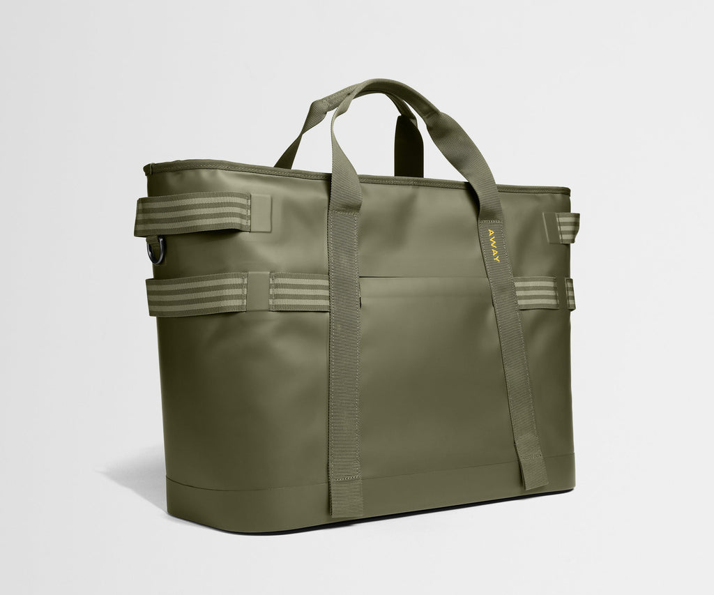 Away Cooler Tote Tote Bag - Olive Green