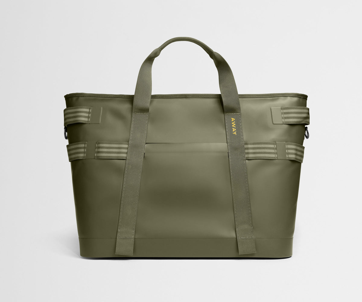Away Cooler Tote Tote Bag - Olive Green