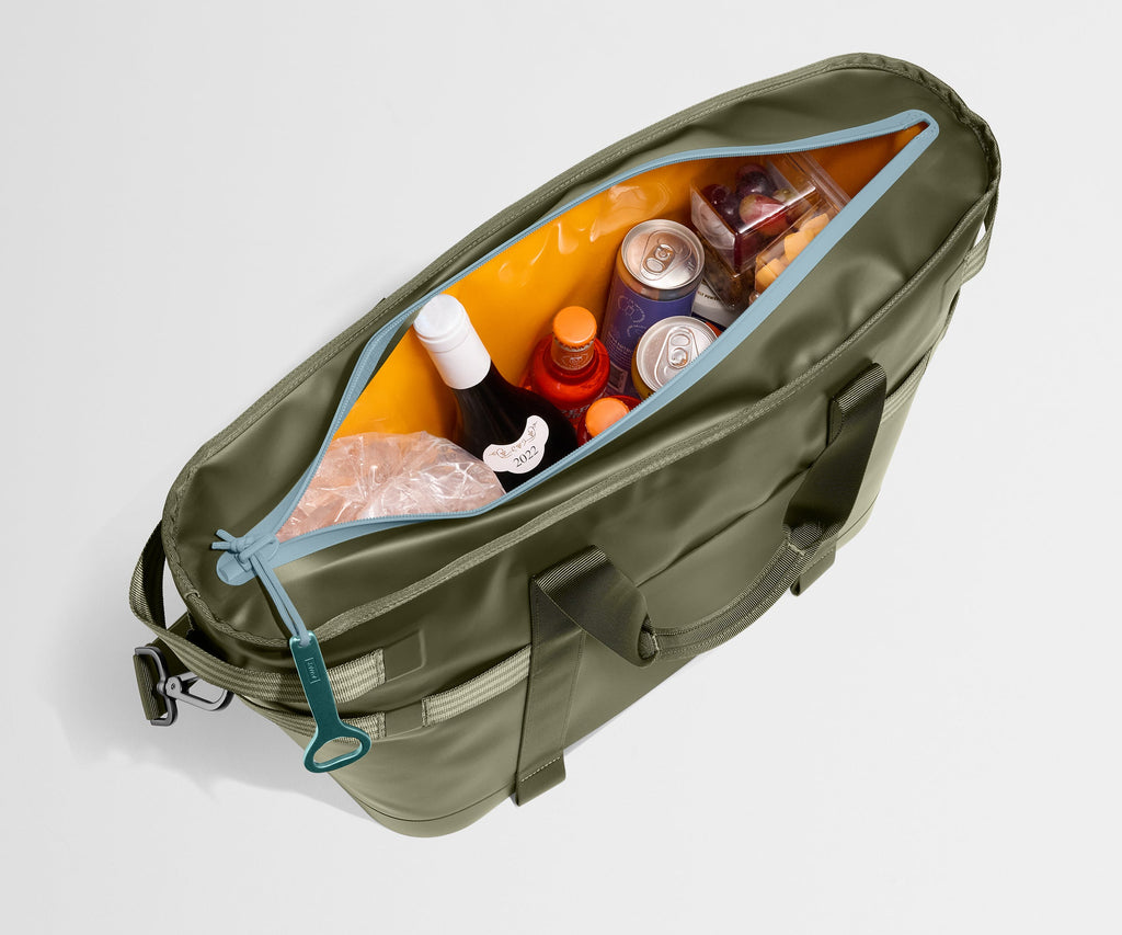 Away Cooler Tote Tote Bag - Olive Green