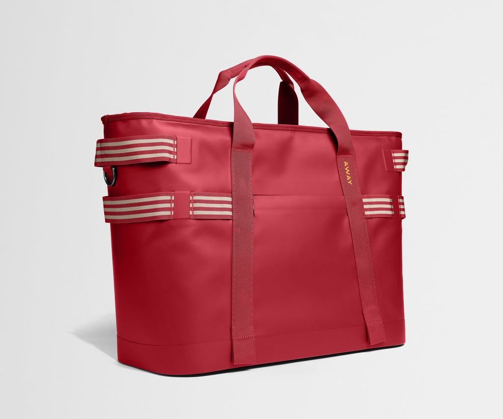 Away Cooler Tote Tote Bag - Cherry Red
