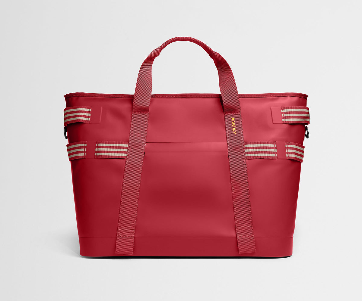 Away Cooler Tote Tote Bag - Cherry Red