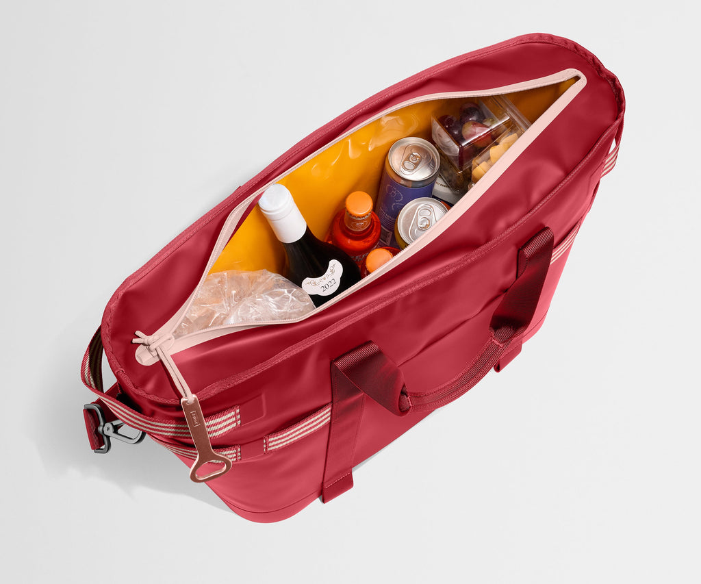 Away Cooler Tote Tote Bag - Cherry Red