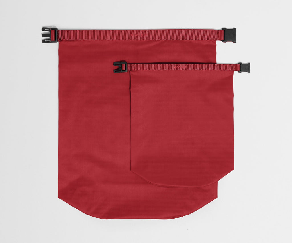 Away Dry Bag Duo Travel Accessory - Cherry Red