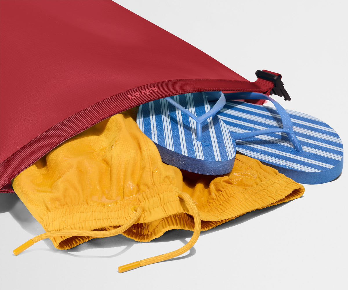 Away Dry Bag Duo Travel Accessory - Cherry Red