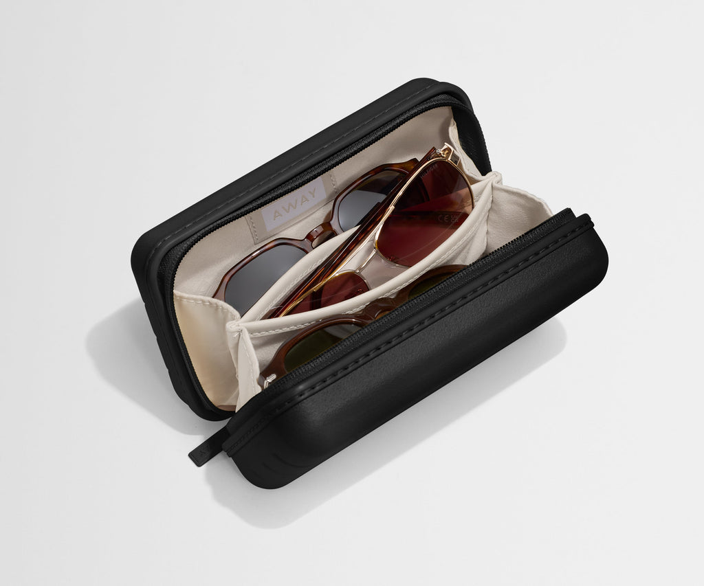 Away Travel Glasses Case Tote Bag - Jet Black