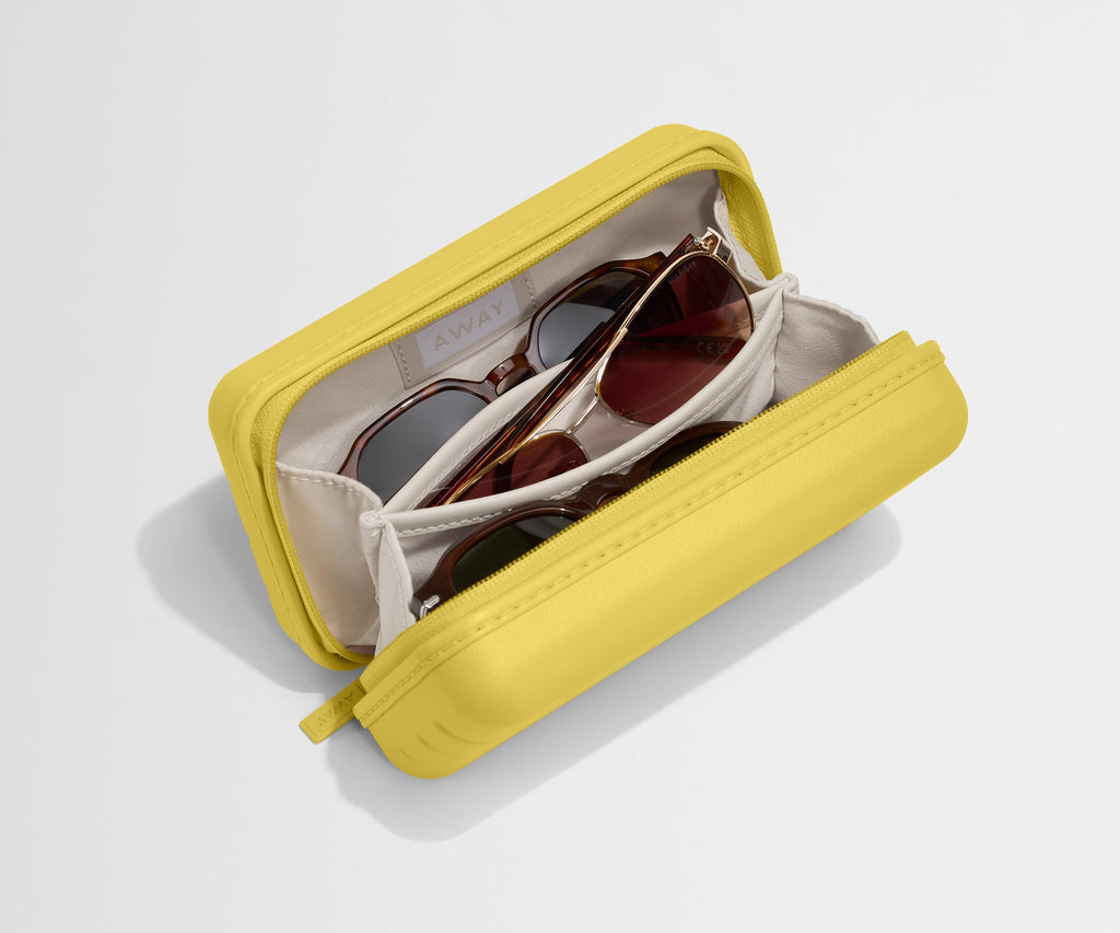 Away Travel Glasses Case Tote Bag - Sunshine Yellow