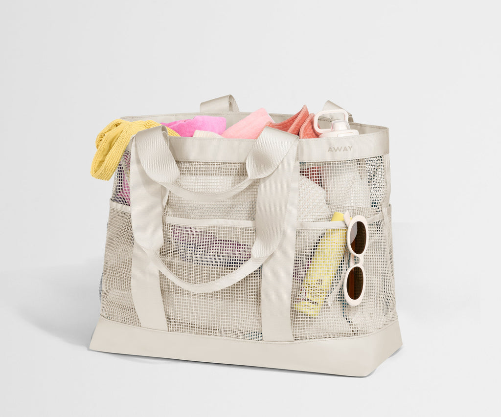 Away Beach Tote Tote Bag - Salt White