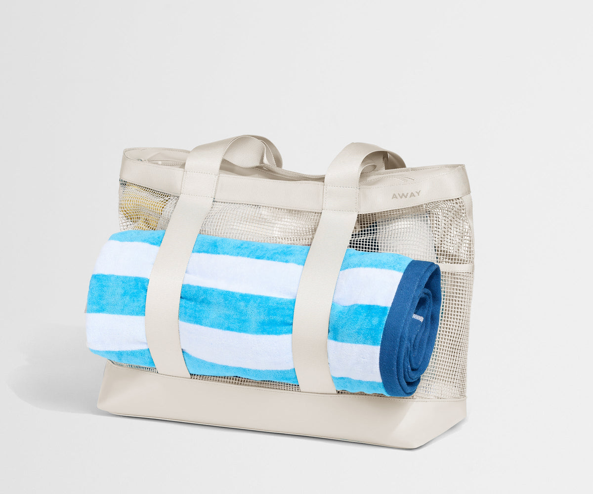 Away Beach Tote Tote Bag - Salt White