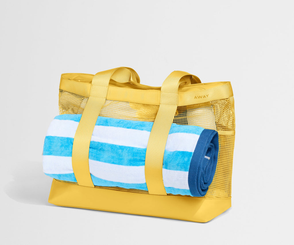 Away Beach Tote Tote Bag - Golden Hour Yellow