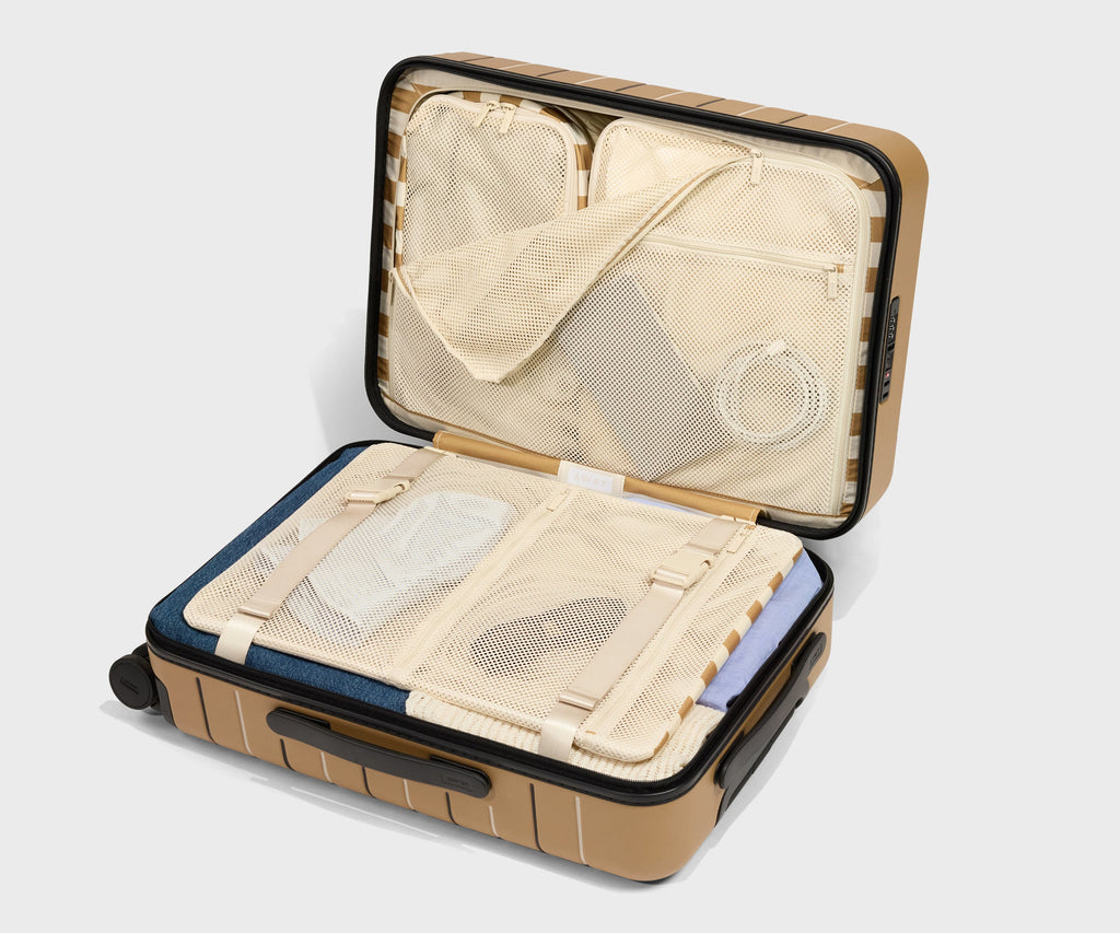 Away The Bigger Carry-On Suitcase - Tide Line Stripe