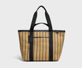 Away Riviera Straw Tote Tote Bag - Black Seagrass