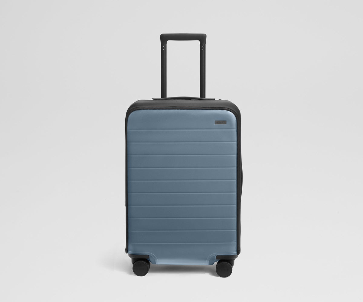 Away Clear Luggage Cover Suitcase - The Bigger Carry-On