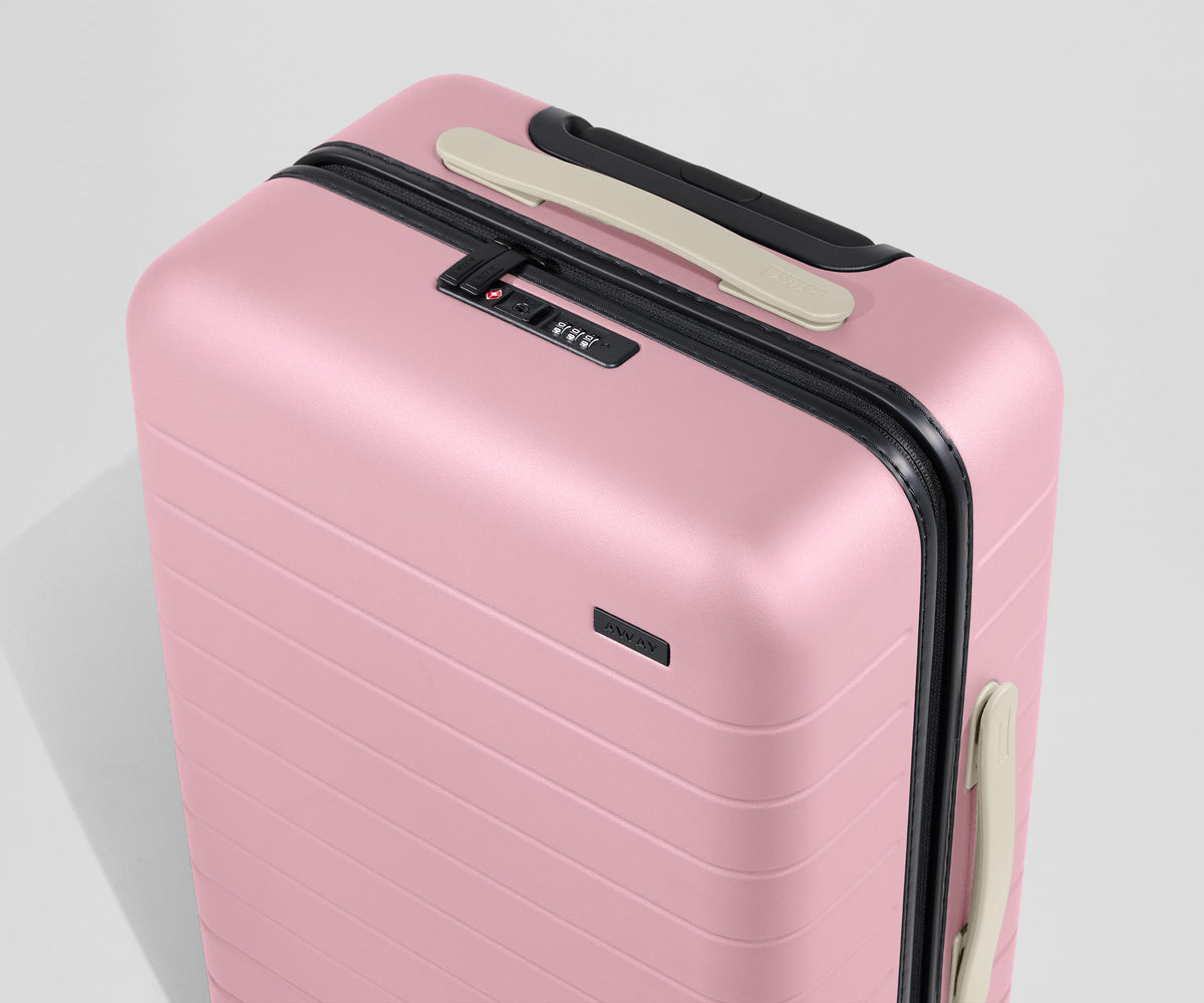 Away Custom Handle Set Suitcase - Salt White