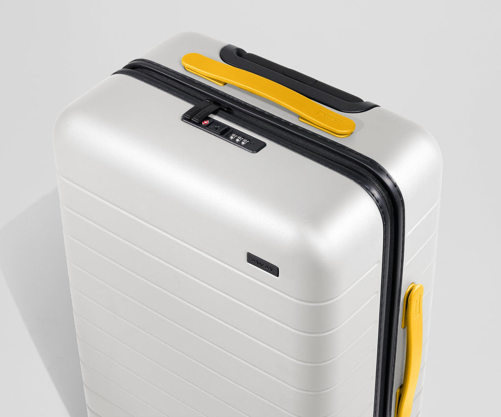 Away Custom Handle Set Suitcase - Marigold Yellow