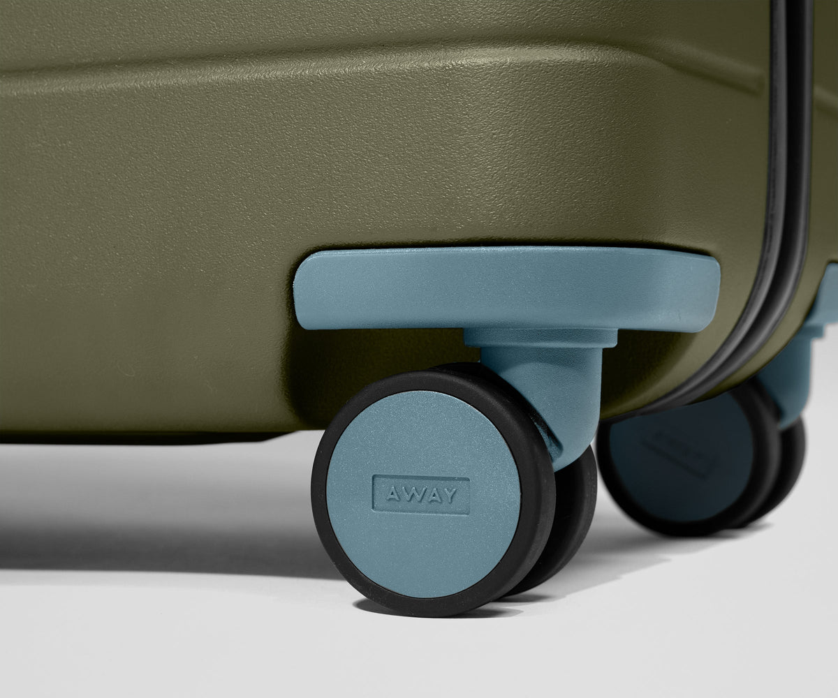 Away Custom Carry-On Wheel Set Suitcase - Coast Blue