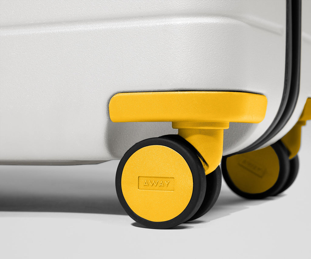 Away Custom Carry-On Wheel Set Suitcase - Marigold Yellow