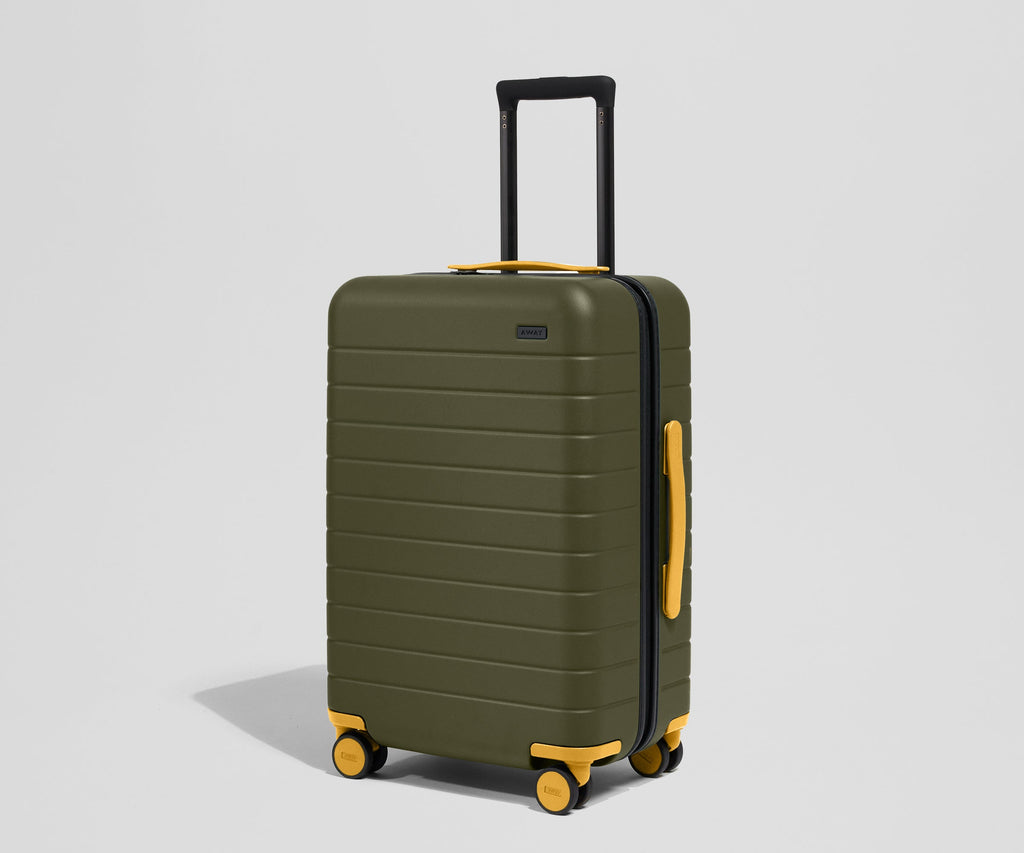 Away Custom Carry-On Wheel Set Suitcase - Marigold Yellow