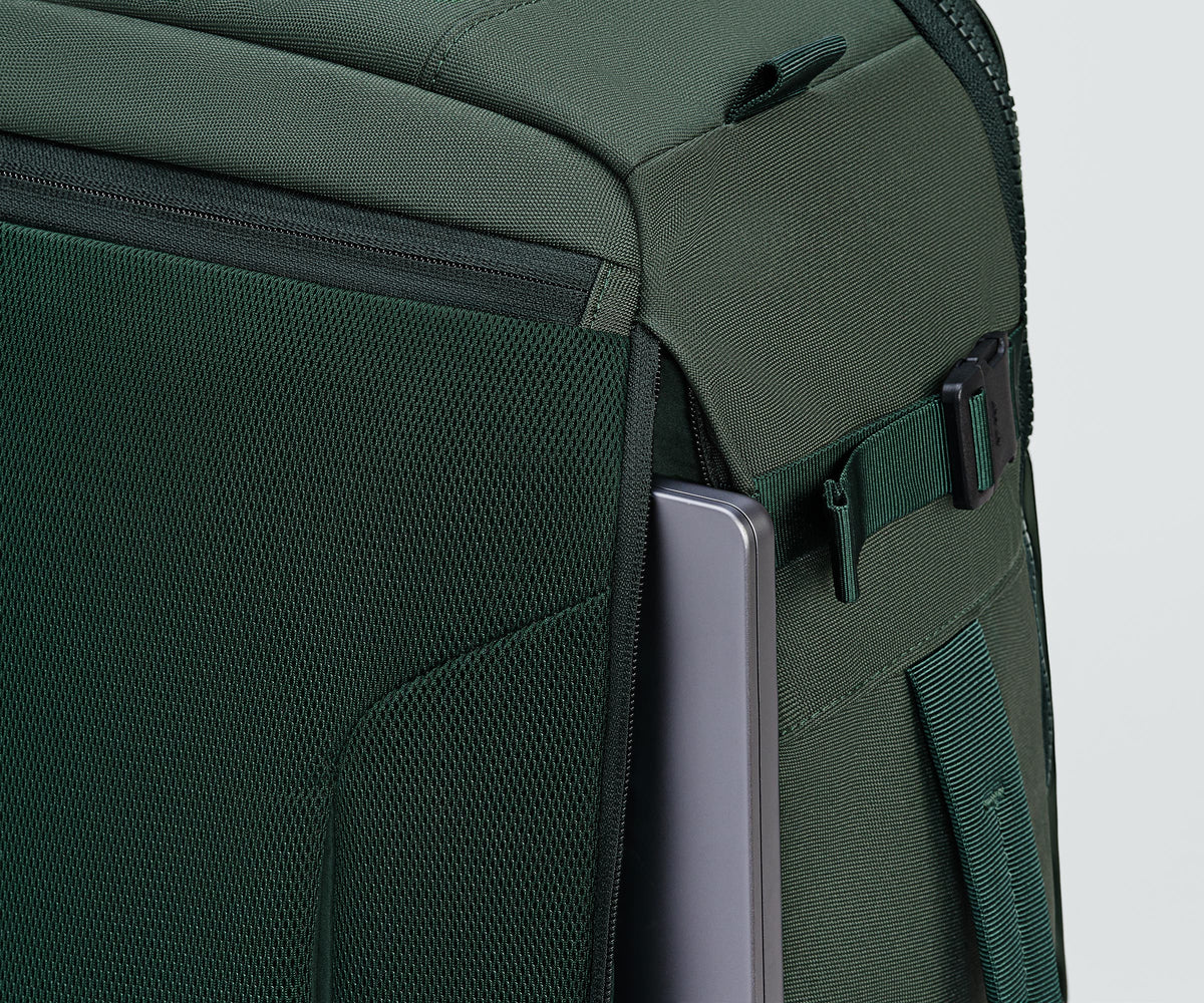 Away Active Convertible Backpack 45L in Forest Green
