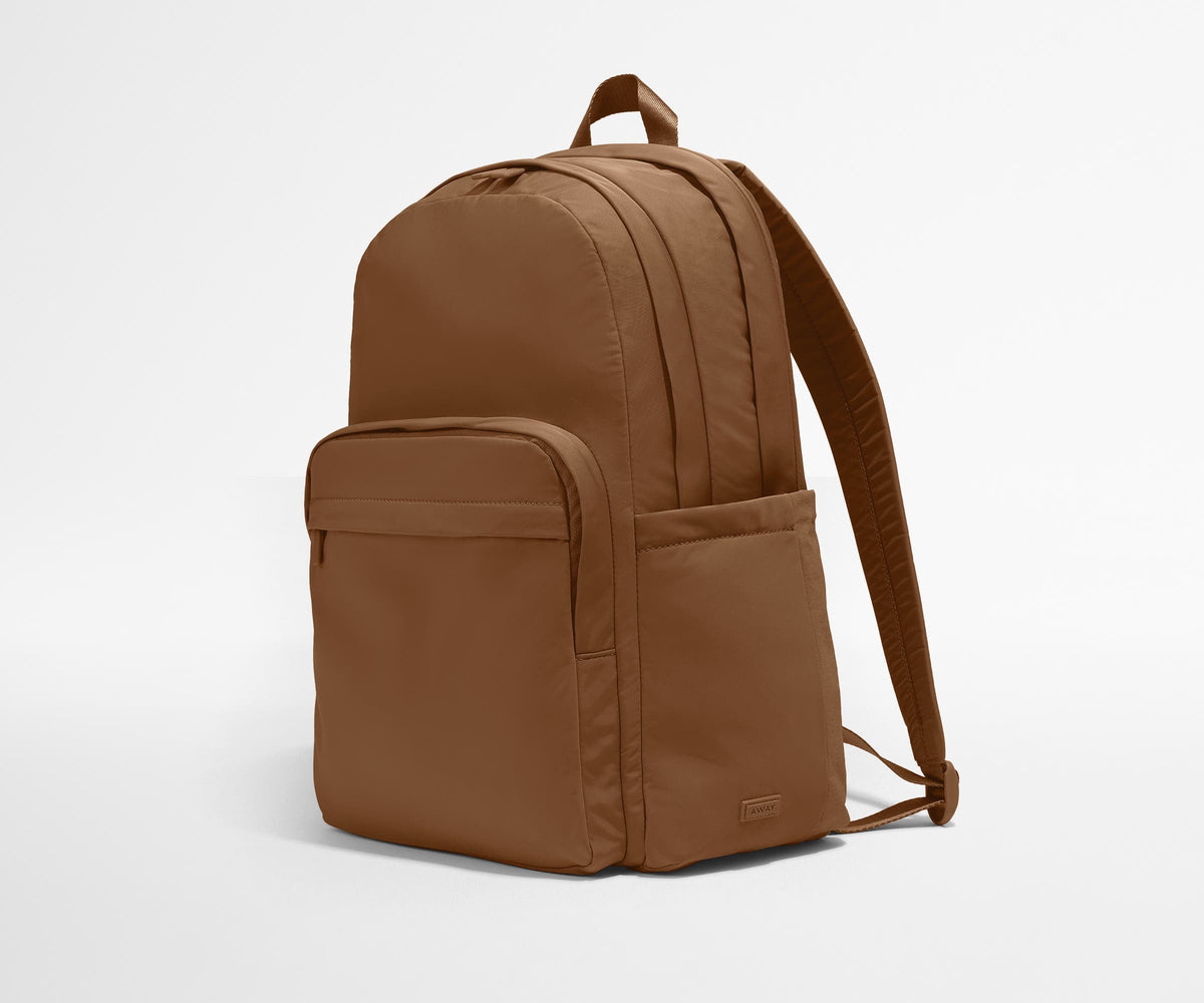 Away Large Featherlight Backpack in Amaro Brown