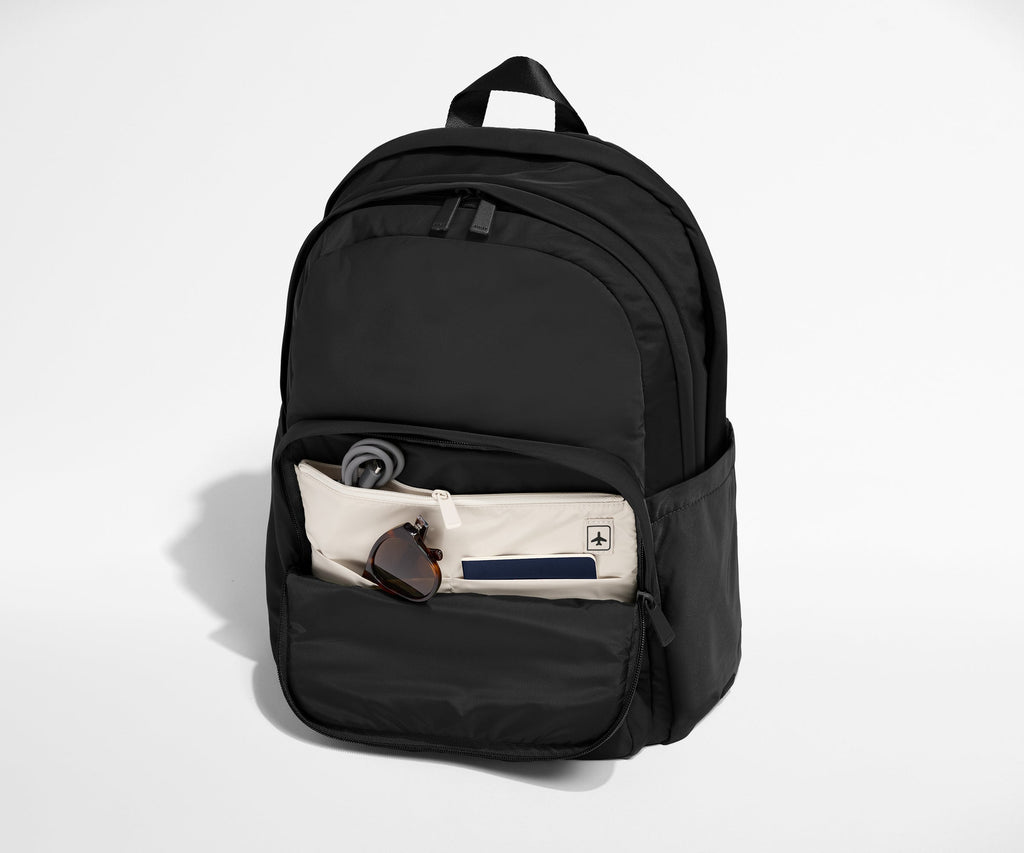 Away Large Featherlight Backpack in Jet Black