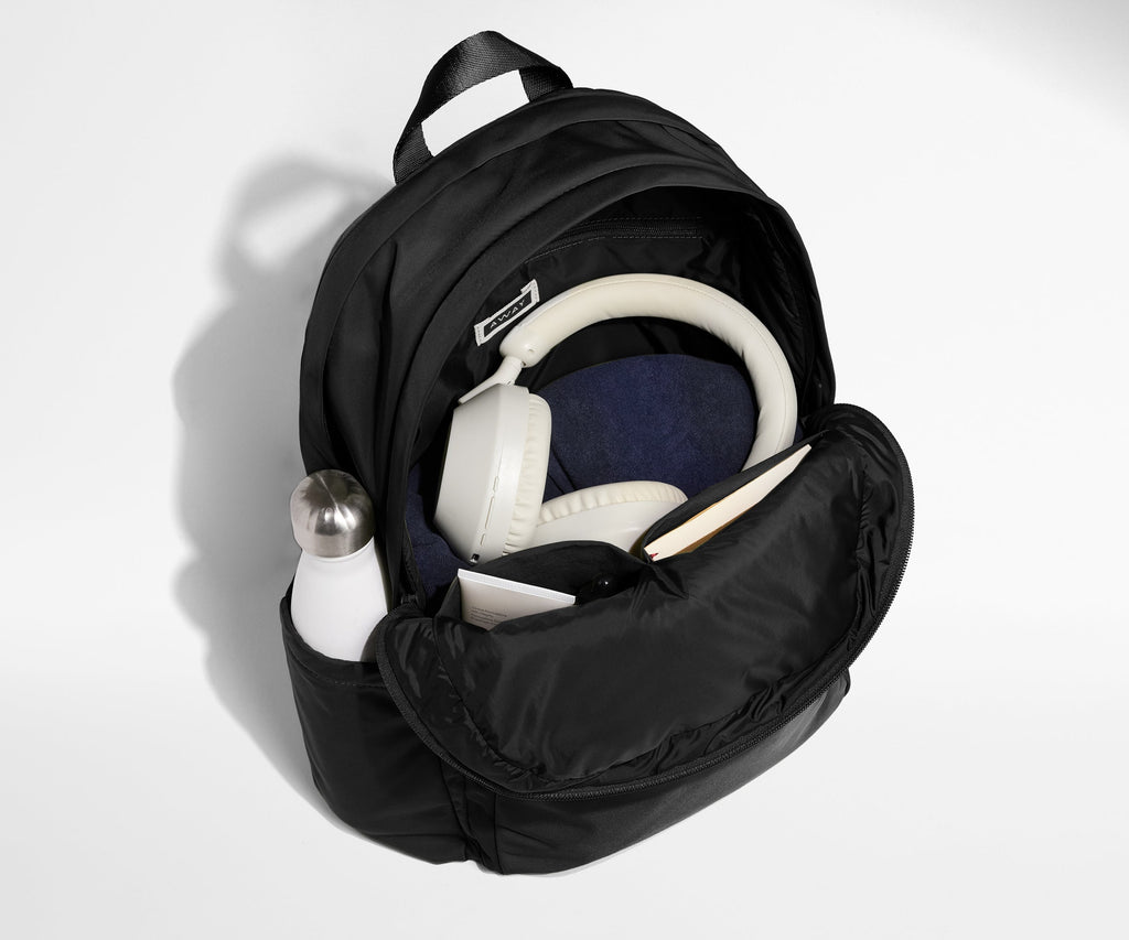 Away Large Featherlight Backpack in Jet Black