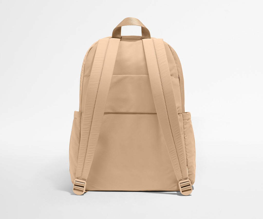 Away Large Featherlight Backpack in Camel Brown