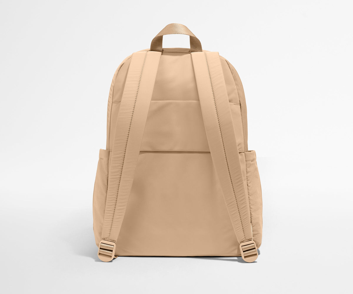 Away Large Featherlight Backpack in Camel Brown