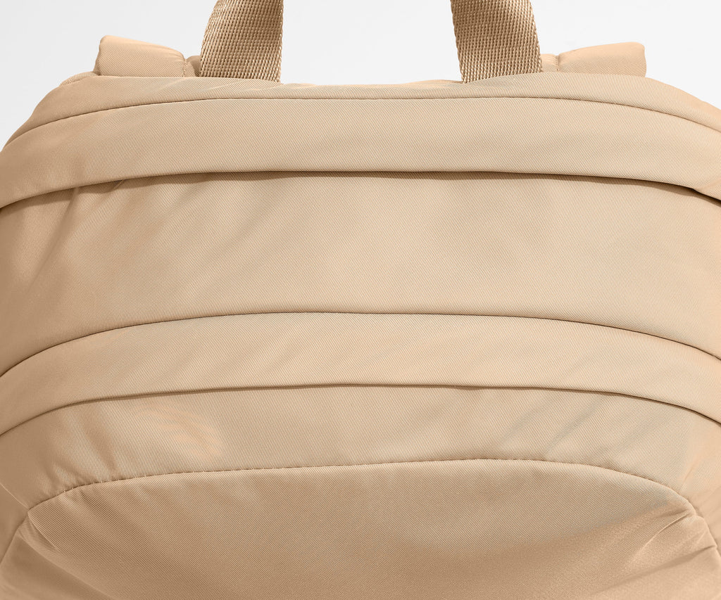 Away Large Featherlight Backpack in Camel Brown