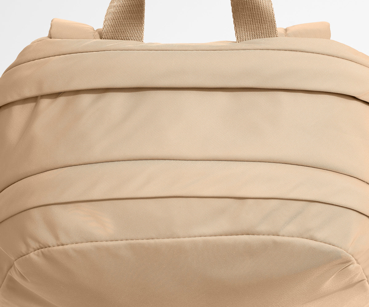 Away Large Featherlight Backpack in Camel Brown