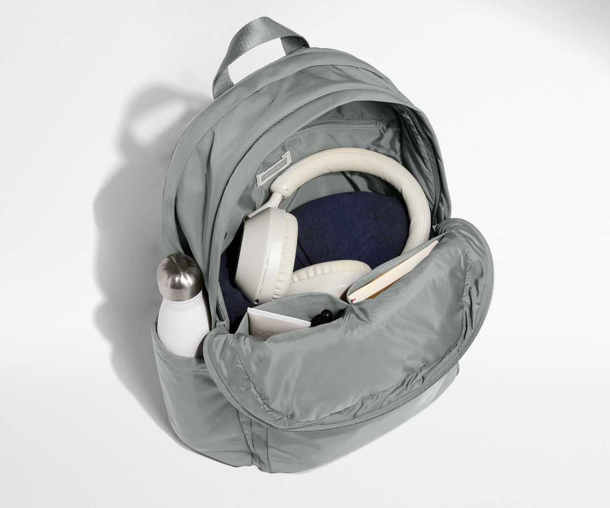 Away Large Featherlight Backpack in Nordic Gray
