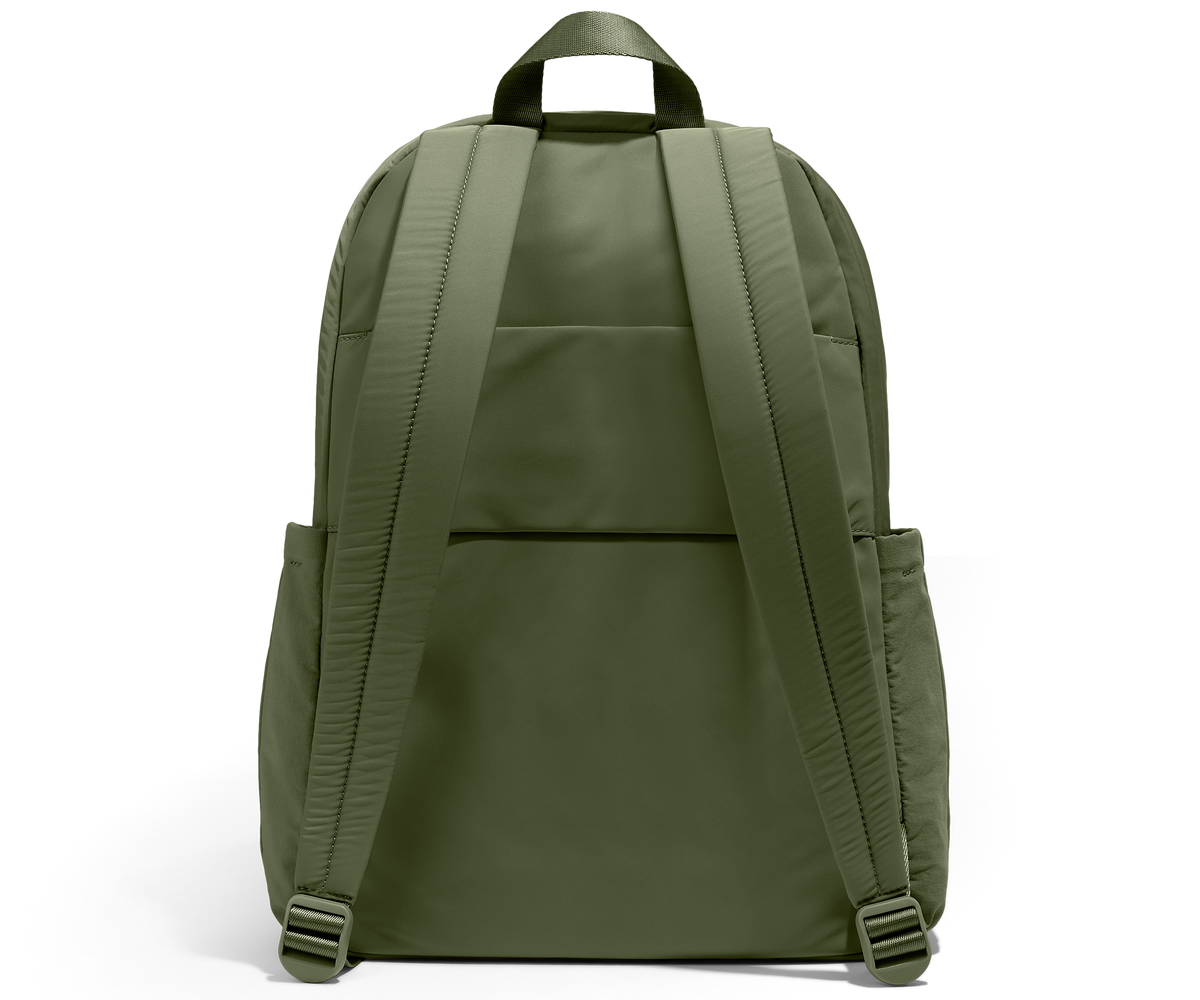Away Large Featherlight Backpack in Olive Green