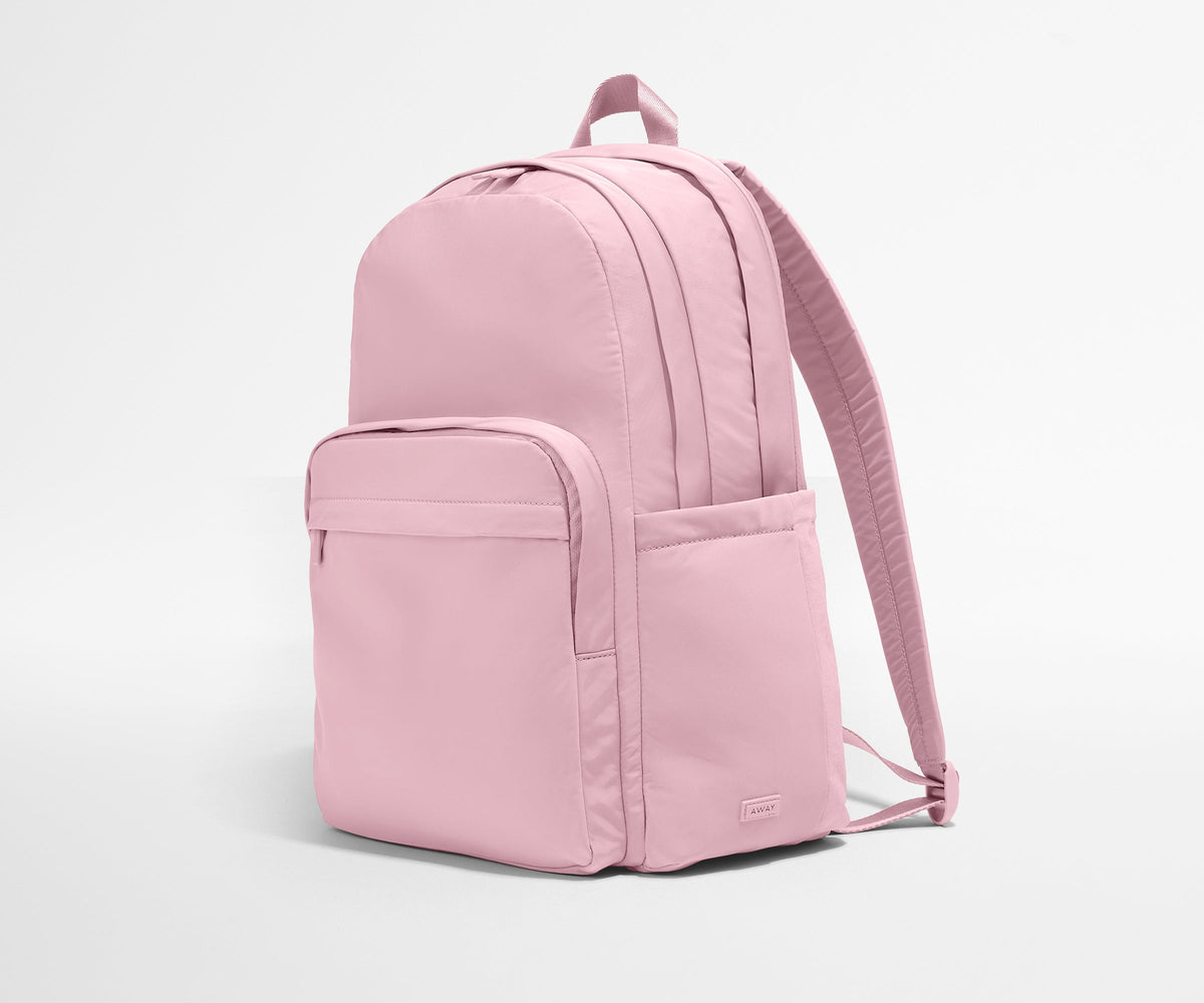 Away Large Featherlight Backpack in Glacial Pink