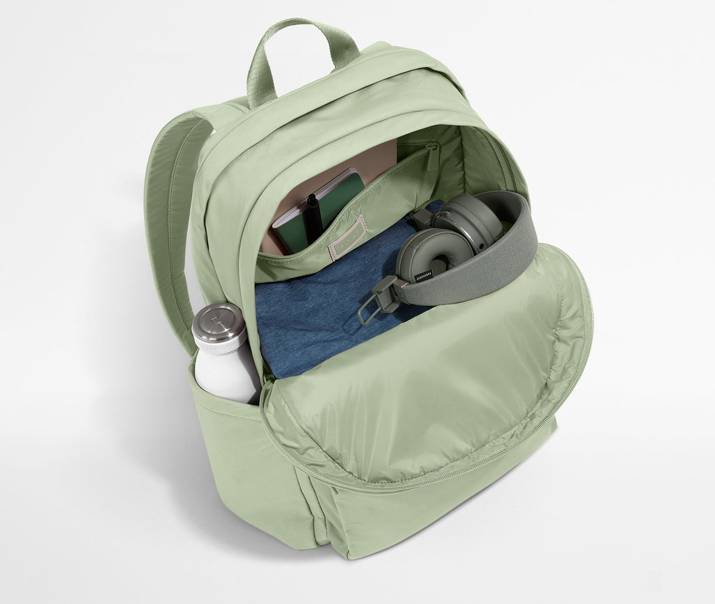 Away Large Featherlight Backpack in Sage Green